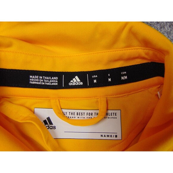 Kennesaw State Owls Shirt Mens Med Yellow Polo Adidas - Picture 8 of 9